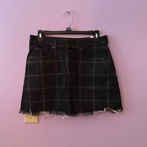 NWT denim high rise festival skirt